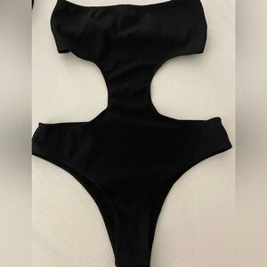 Edikted black bodysuit size medium